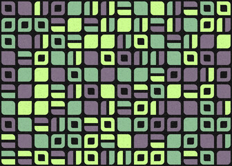 Abstract Geometric Pattern generative computational art illustration