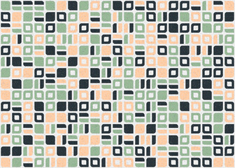 Abstract Geometric Pattern generative computational art illustration