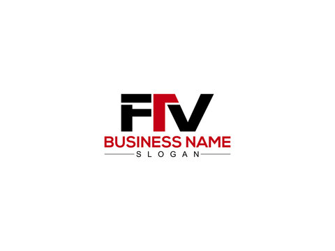 FTV Logo Letter Vector For Brand