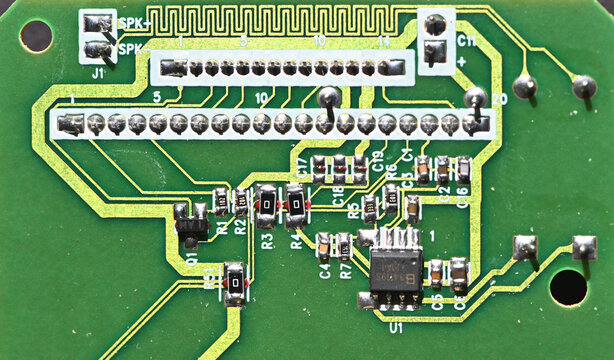 Circuit Board Closeup
