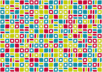 Abstract Geometric Pattern generative computational art illustration