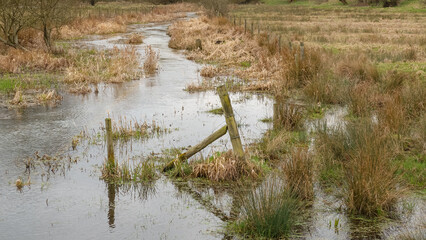 scenic view along a tributary of the river avon 