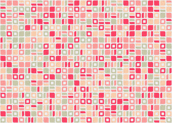 Fototapeta premium Abstract Geometric Pattern generative computational art illustration