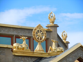 Buddhist golden temple