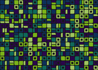 Abstract Geometric Pattern generative computational art illustration