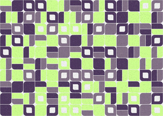 Abstract Geometric Pattern generative computational art illustration