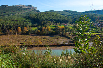 Fototapeta premium Río Agüera, Ría de Oriñón, Cantabria