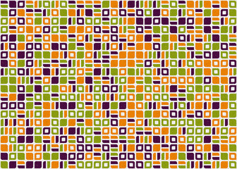 Abstract Geometric Pattern generative computational art illustration