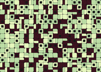 Abstract Geometric Pattern generative computational art illustration