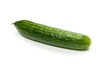 Cucumber isolated on white background.