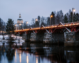 bridge over the river