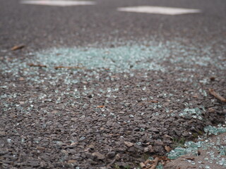 Cristales en carretera