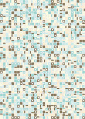 Abstract Geometric Pattern generative computational art illustration