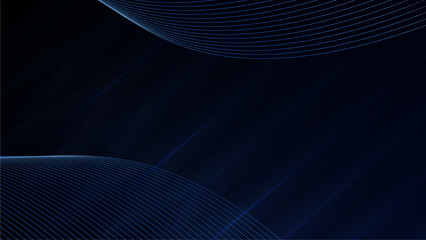 luxury blue background with lines