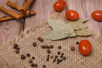 Cherry tomatoes and coriander