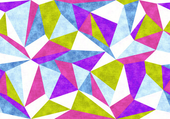 vintage geometric polygon pattern