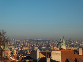 Fototapeta premium City of Prague from the Castle Hill