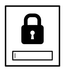 パスワードロック画面