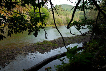 Río Navia, Pueblo Cacabellos, Asturias