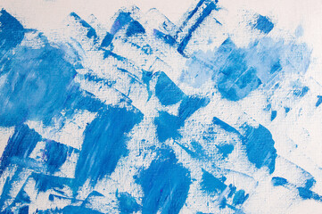 creative background, stain of colored primer rubbed on the surface of a linen canvas, temporary object, close, toning