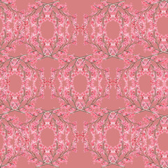 watercolor abstract red patterns