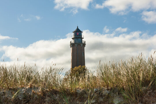 Leuchtturm Neuland an der Hohwachter Bucht bei Behrensdorf und Hohwacht im Herbst