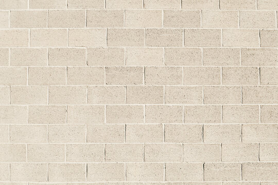 d&eacute;tail d'un mur de briques de b&eacute;ton nouveau 