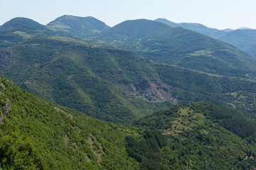 Naklejka premium Stara Planina Mountain near village of Zasele, Bulgaria