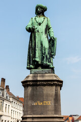statue of Jan Van Eyck 