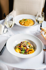 fresh salad with mango