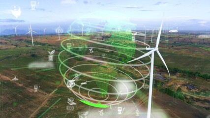 Future environmental conservation and renewable energy modernization development by using...