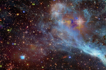 Space and galaxy. The elements of this image furnished by NASA.