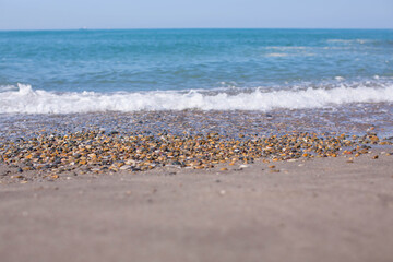 waves on the beach