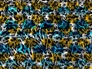 abstract leopard print texture design	