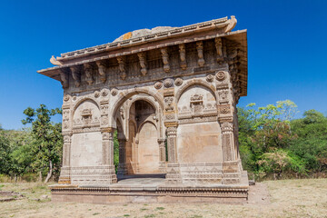 Fototapeta na wymiar Cenotaph at Nagina Masjid mosque in Champaner historical city, Gujarat state, India