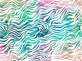 abstract leopard print