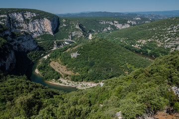 Fototapeta na wymiar The Ardeche River in Southern France