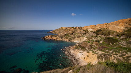 Fototapeta na wymiar view of the coast of island
