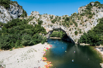Pont d'Arc, Natural Bridge, Ardeche Region, France