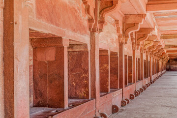 Akbar's Stables (Lower Haramsara) in the ancient city Fatehpur Sikri, Uttar Pradesh state, India