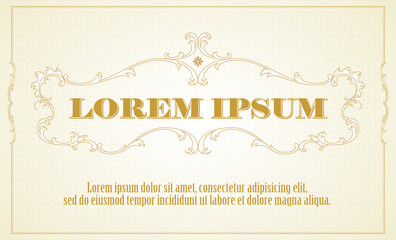 Vector template flyer, invitations or greeting cards.