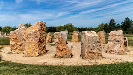 Circulo de rocas en La Alfranca