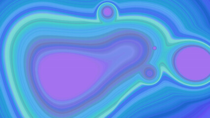 Abstract Cells Metamorphosis 3D Animation