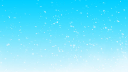 Christmas winter snowflake with blue sky background.