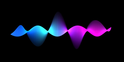 Sound wave colorful abstract background.Geometric gradient colorful background.