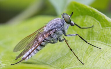fly on leaf