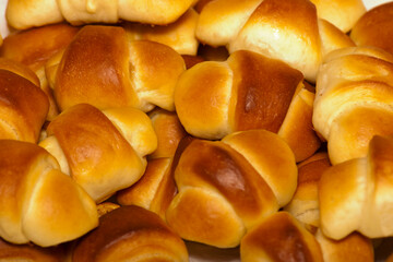 Homemade baking. Freshly baked homemade pastry