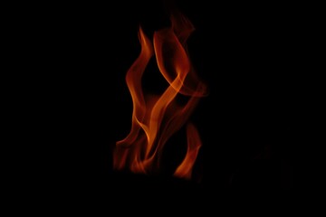 fire in the dark