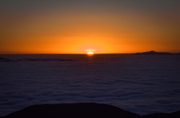 amanecer desde la montaña