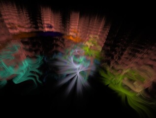 Imaginatory fractal background Image